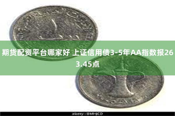 期货配资平台哪家好 上证信用债3-5年AA指数报263.45点